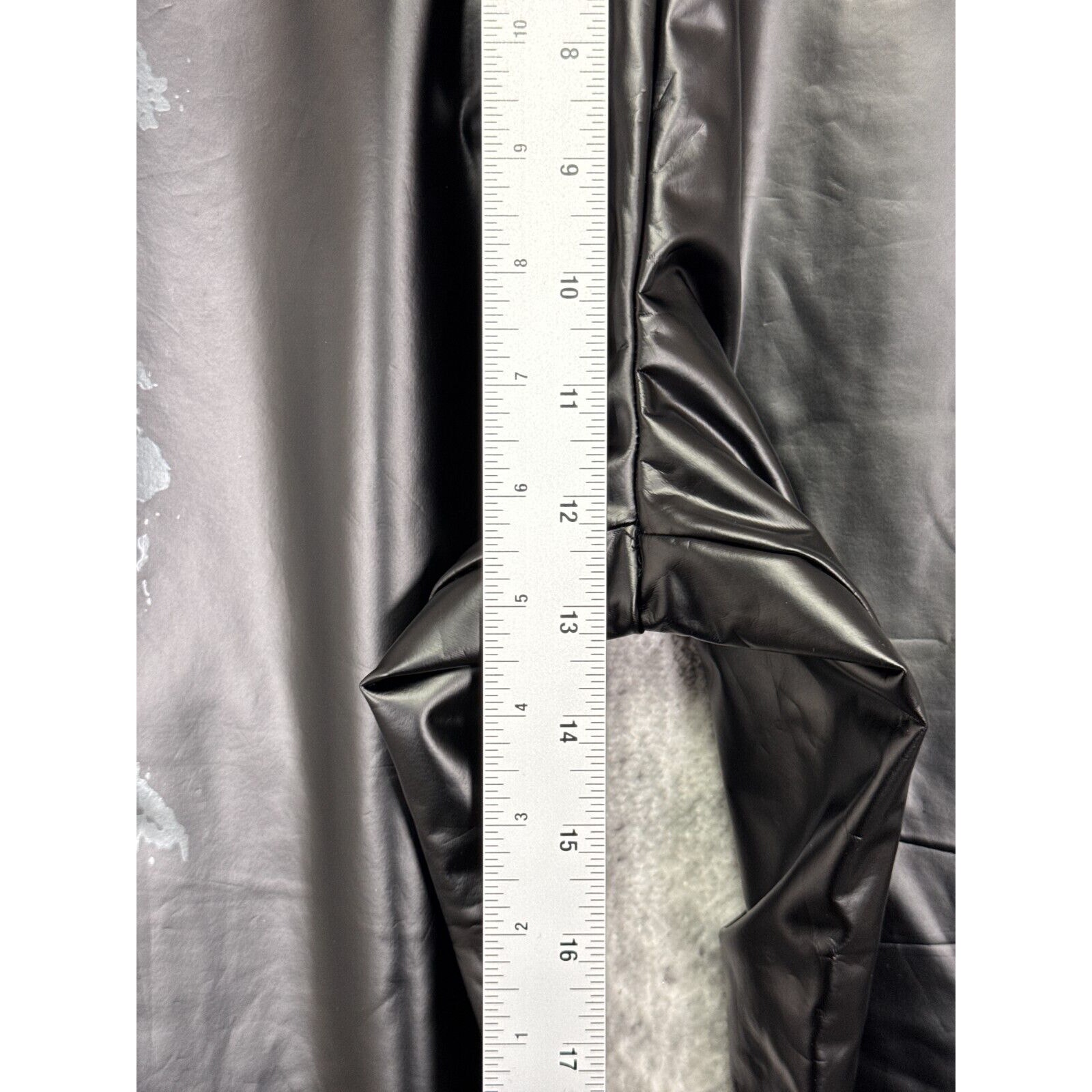 New Killstar Leggings Xxl Womens Black Faux Leather Eye Graphic Pull On — image 4 of 7